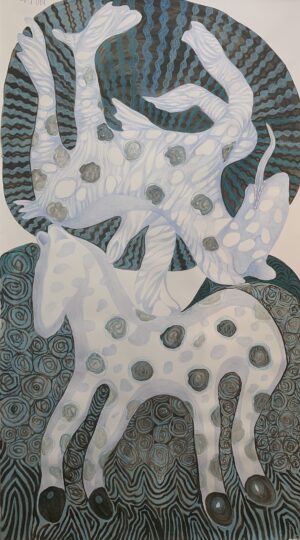 Horse transforming into mokrel